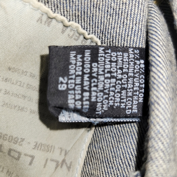 Nili lotan emerson jean 29 classic wash barrel crop nwt - Picture 8 of 11